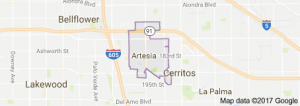 Artesia map