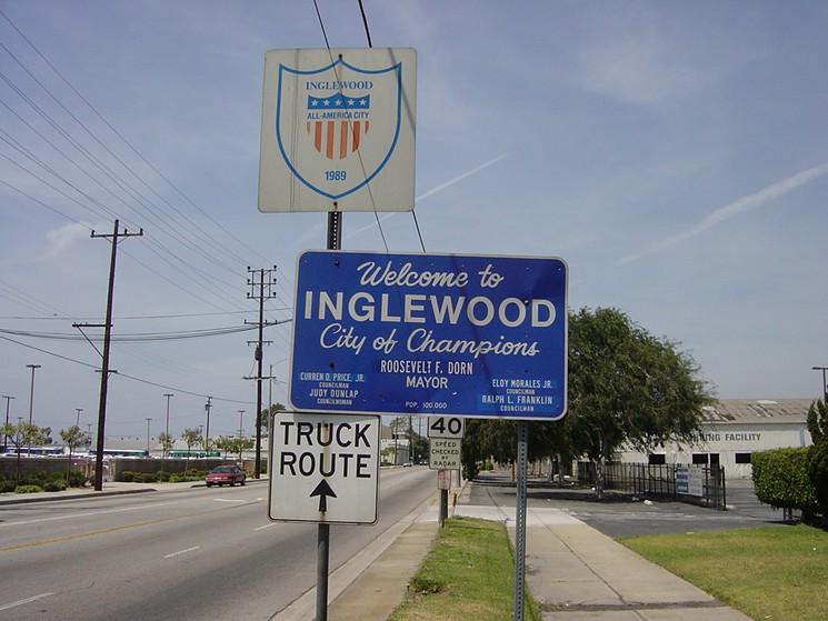 Inglewood sign